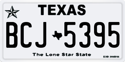 TX license plate BCJ5395