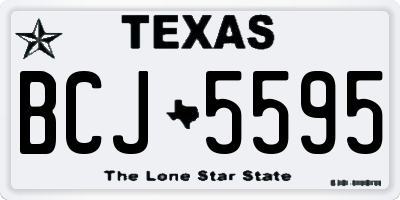 TX license plate BCJ5595