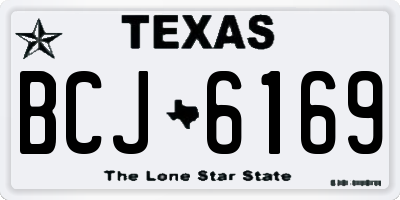 TX license plate BCJ6169