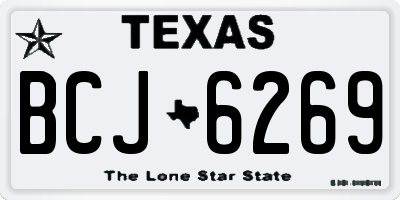 TX license plate BCJ6269