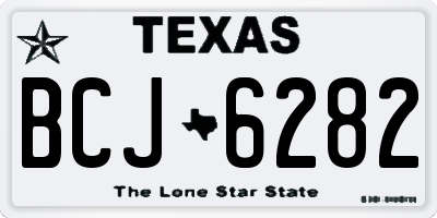TX license plate BCJ6282