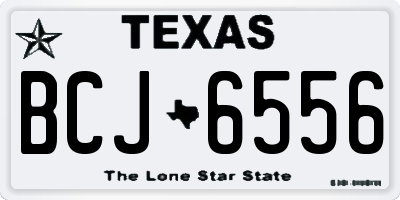 TX license plate BCJ6556