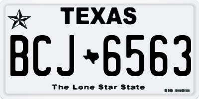 TX license plate BCJ6563