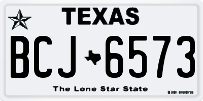 TX license plate BCJ6573