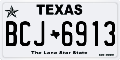 TX license plate BCJ6913