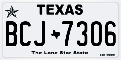 TX license plate BCJ7306