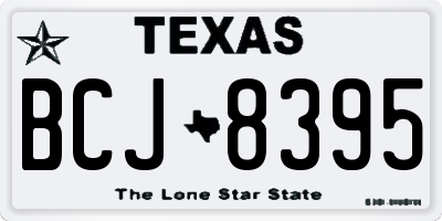 TX license plate BCJ8395