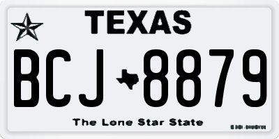 TX license plate BCJ8879