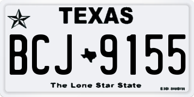 TX license plate BCJ9155