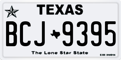 TX license plate BCJ9395