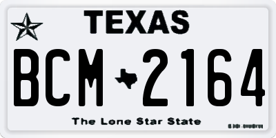 TX license plate BCM2164