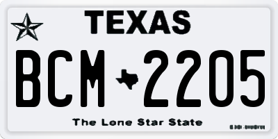 TX license plate BCM2205