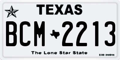 TX license plate BCM2213