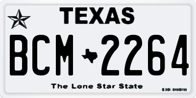 TX license plate BCM2264