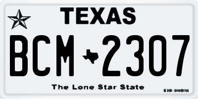TX license plate BCM2307