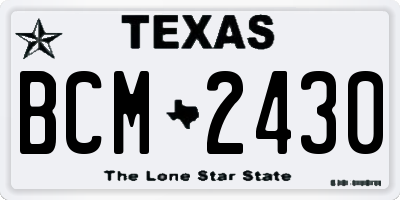 TX license plate BCM2430