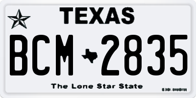 TX license plate BCM2835