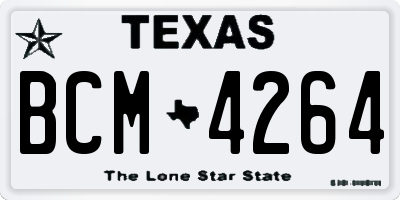 TX license plate BCM4264