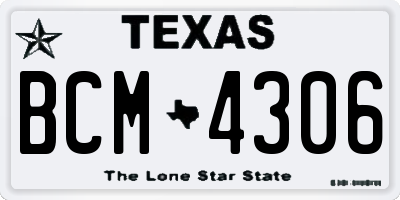 TX license plate BCM4306