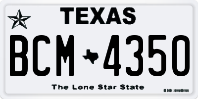 TX license plate BCM4350