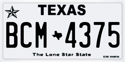 TX license plate BCM4375