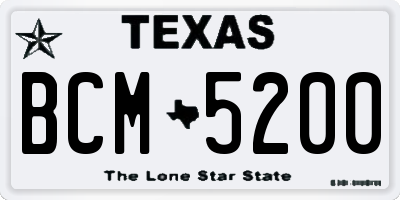TX license plate BCM5200