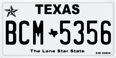 TX license plate BCM5356