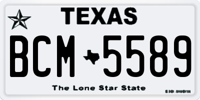 TX license plate BCM5589