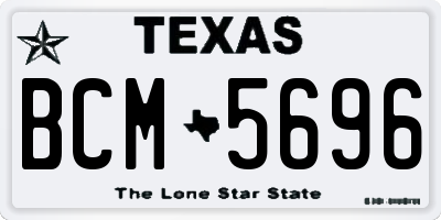 TX license plate BCM5696