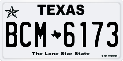 TX license plate BCM6173