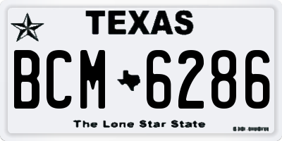 TX license plate BCM6286