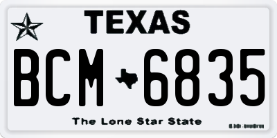 TX license plate BCM6835