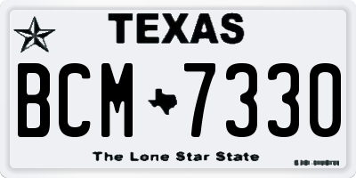TX license plate BCM7330