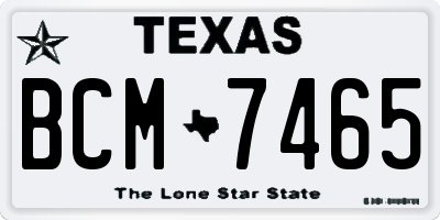 TX license plate BCM7465