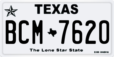 TX license plate BCM7620