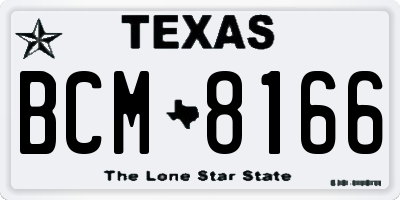 TX license plate BCM8166