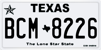 TX license plate BCM8226