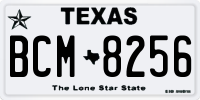 TX license plate BCM8256