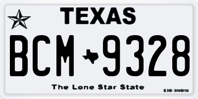 TX license plate BCM9328