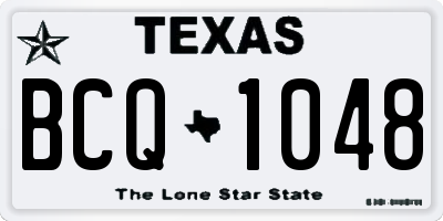 TX license plate BCQ1048
