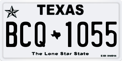 TX license plate BCQ1055