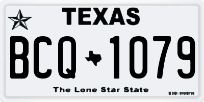 TX license plate BCQ1079