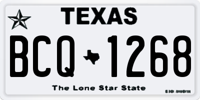 TX license plate BCQ1268