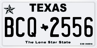 TX license plate BCQ2556