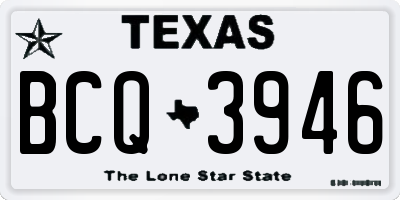 TX license plate BCQ3946