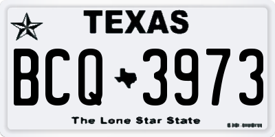 TX license plate BCQ3973