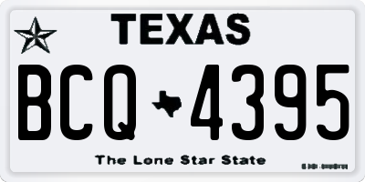 TX license plate BCQ4395