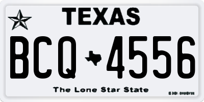 TX license plate BCQ4556
