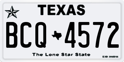 TX license plate BCQ4572