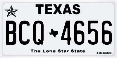TX license plate BCQ4656